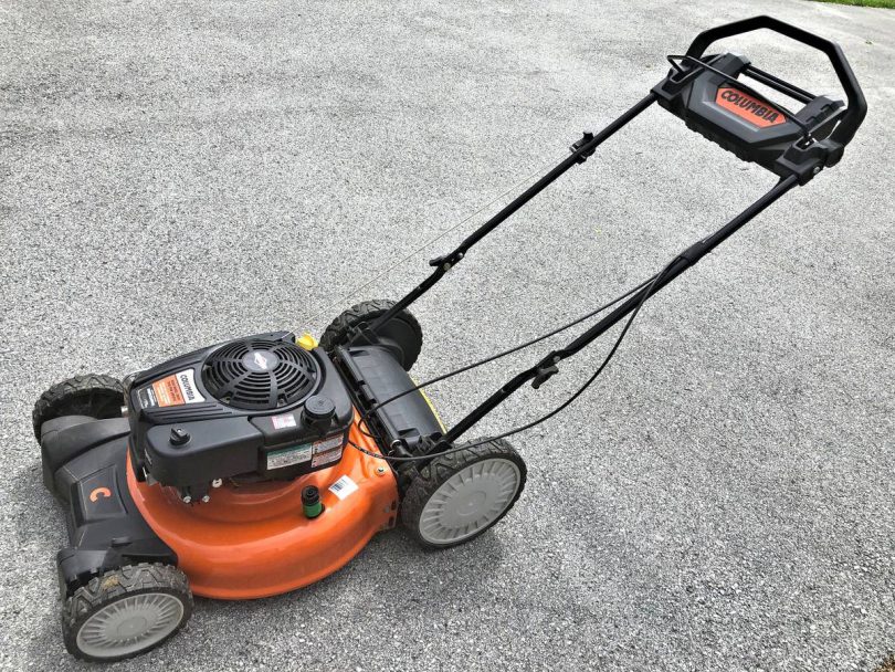 Columbia P21HWXL push mower 05 810x608 Columbia P21HWXL Push Mower in Excellent Condition