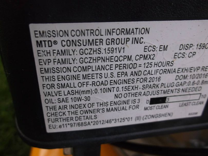 Cub Cadet 159cc 9 810x608 Cub Cadet ST 100 22 Wheeled String Mower