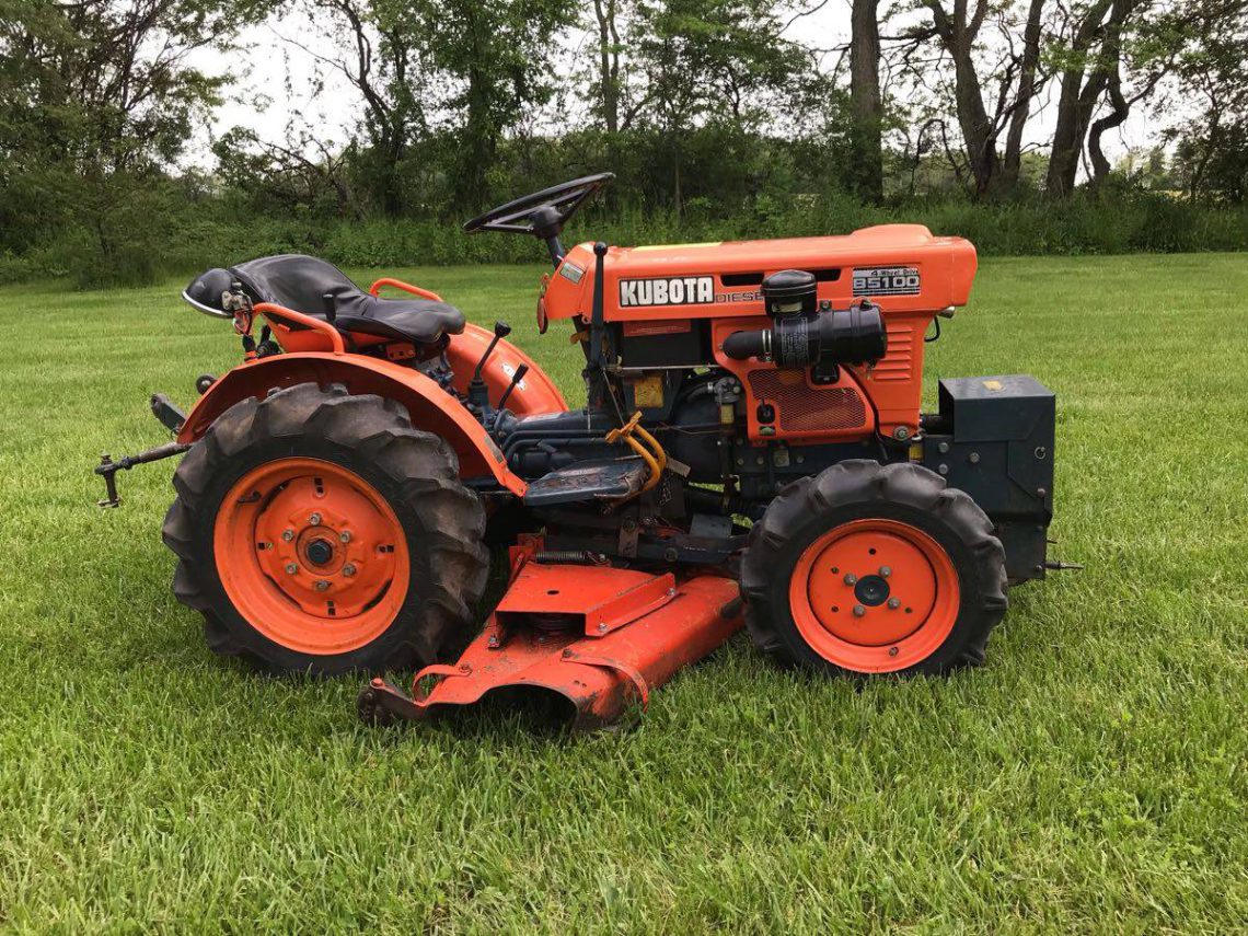 Kubota B5100 Diesel 4wd Compact Tractor Ronmowers