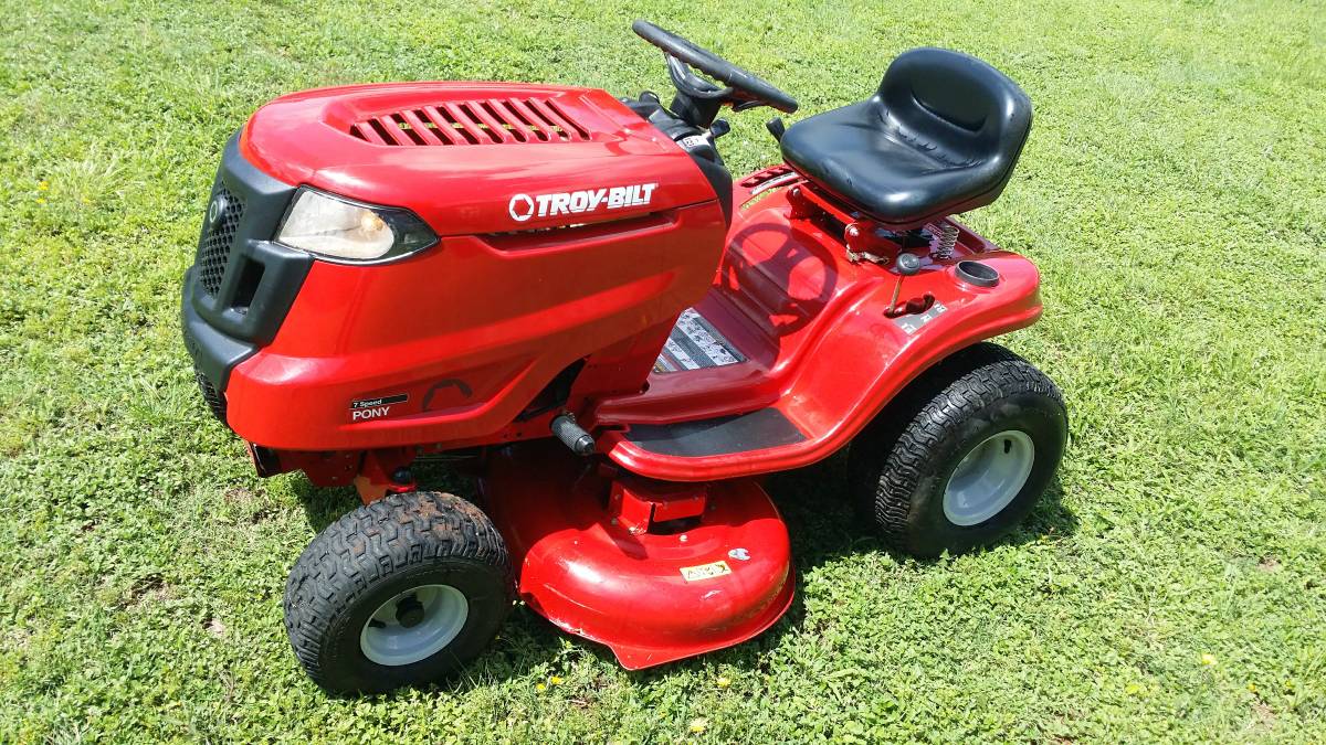 Troy Bilt 7 Speed Pony Riding Lawn Mower Ronmowers