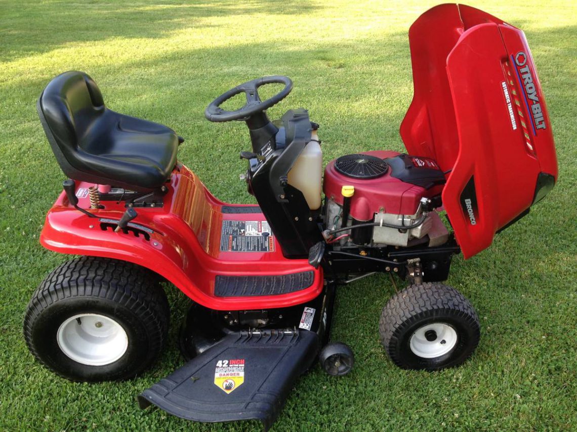 Used TroyBilt Bronco 42in Riding Lawn Mower RonMowers