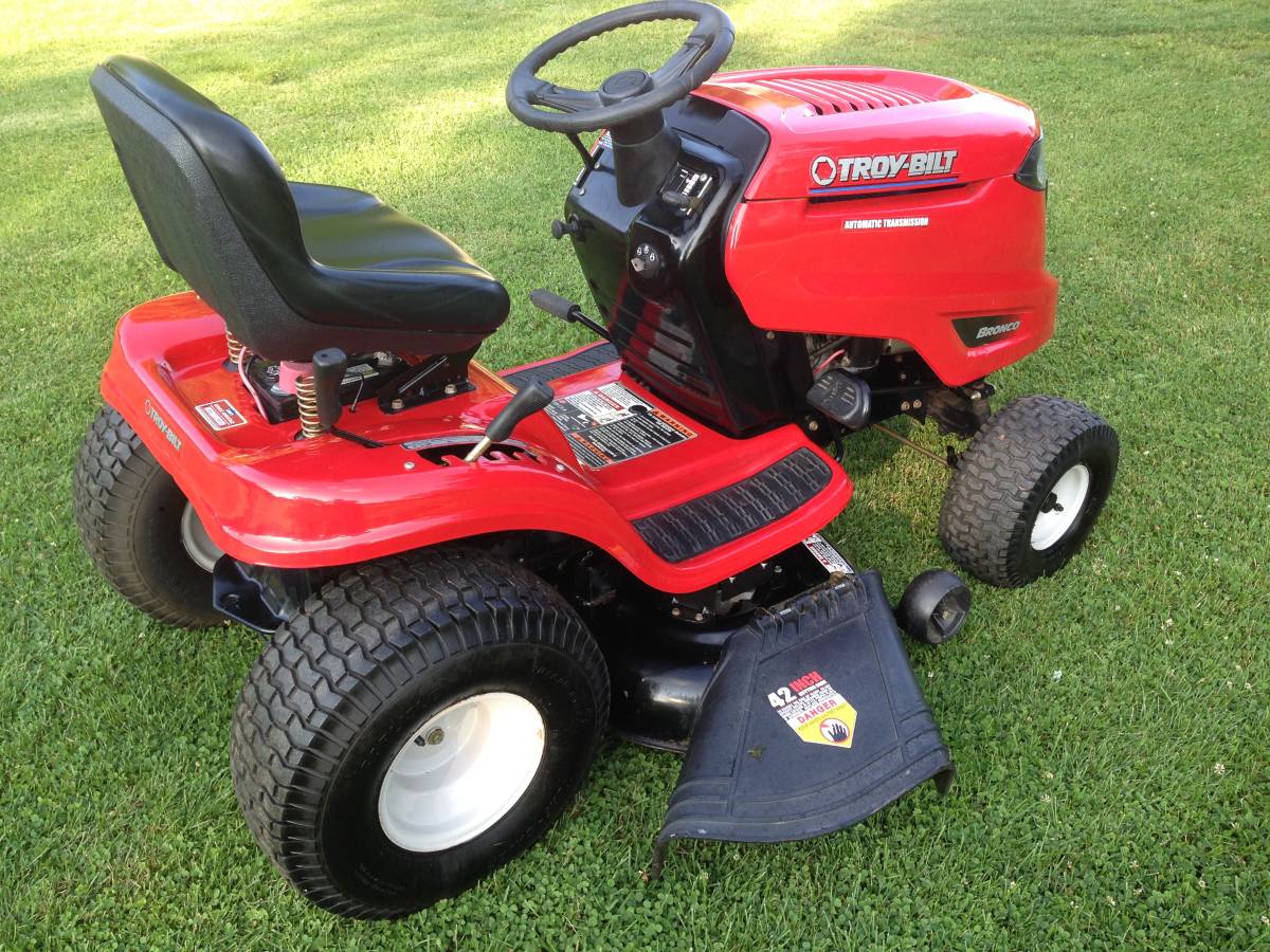 Used Troy Bilt Bronco 42 In Riding Lawn Mower Ronmowers