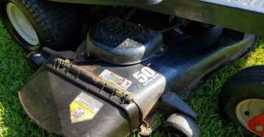 Troy Bilt Mustang XP 09 375x195 Troy Bilt 50 Hydrostatic Lap Bar Zero Turn Riding Mower