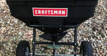 Craftsman 24321 3 375x195 Craftsman 24321 100lb Pull Behind Spreader for sale