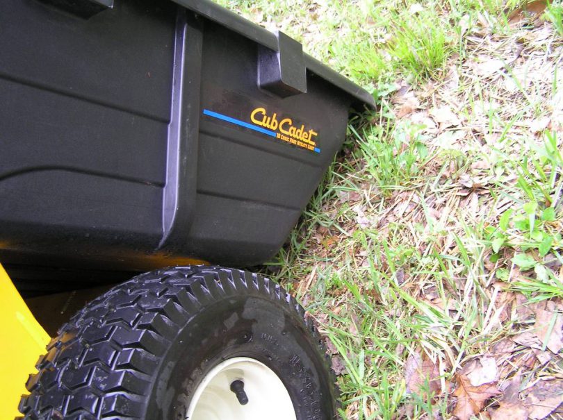 Cub Cadet 10 cu ft Dump Cart 3 810x605 Cub Cadet 10 cu. ft. Dump Cart for Sale