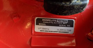 Homelite Gas Mower UT30096 for Sale 6 375x195 Homelite Gas Mower UT30096 for Sale