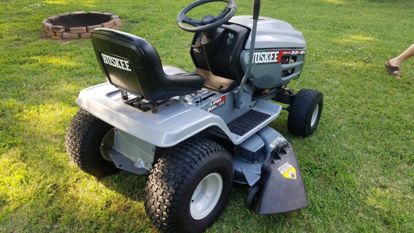 Huskee riding Mower 5 810x456 Huskee Quick Cut 46 Riding Mower for Sale