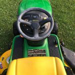 John Deere D140 riding mower 2 150x150 John Deere D140 Tractor 48in. Riding Mower