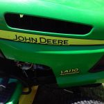 John Deere LA110 1 150x150 John Deere LA110 Automatic Riding Mower for Sale
