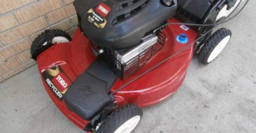 Toro 22in Recycler 1 375x195 Toro 22 Recycler self propelled lawn mower with bag