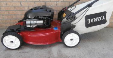 Toro 22in Recycler 4 375x195 Toro 22 Recycler self propelled lawn mower with bag