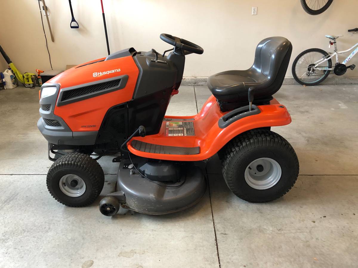 Used Husqvarna 46 In Model Yth22v46 Riding Lawn Mowers Ronmowers