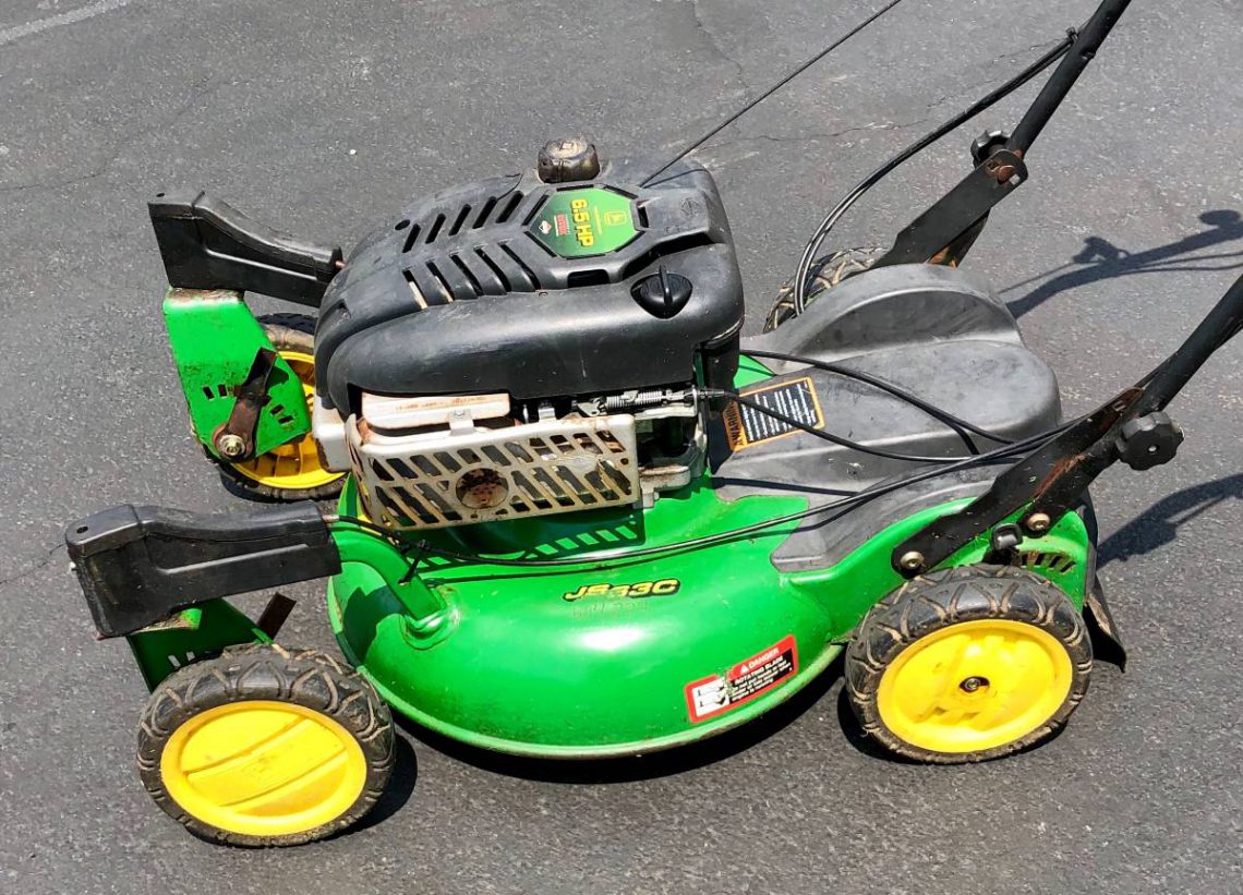 John Deere Model JS63C Self Propelled Push Lawn Mower RonMowers