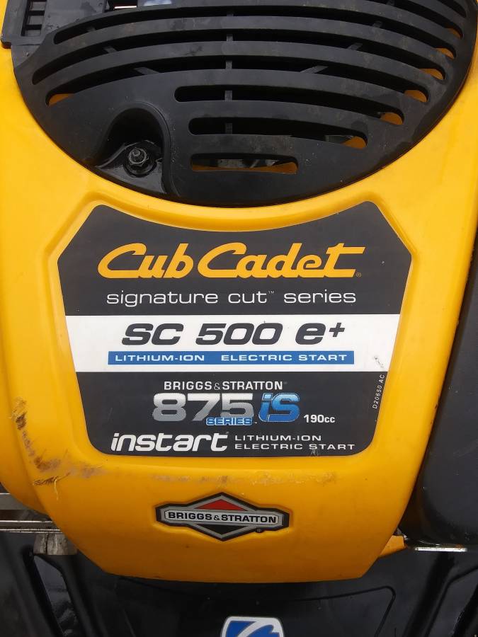 Cub Cadet sc500e 2 Cub Cadet SC 500 EZ+ Used Lawn mower for Sale