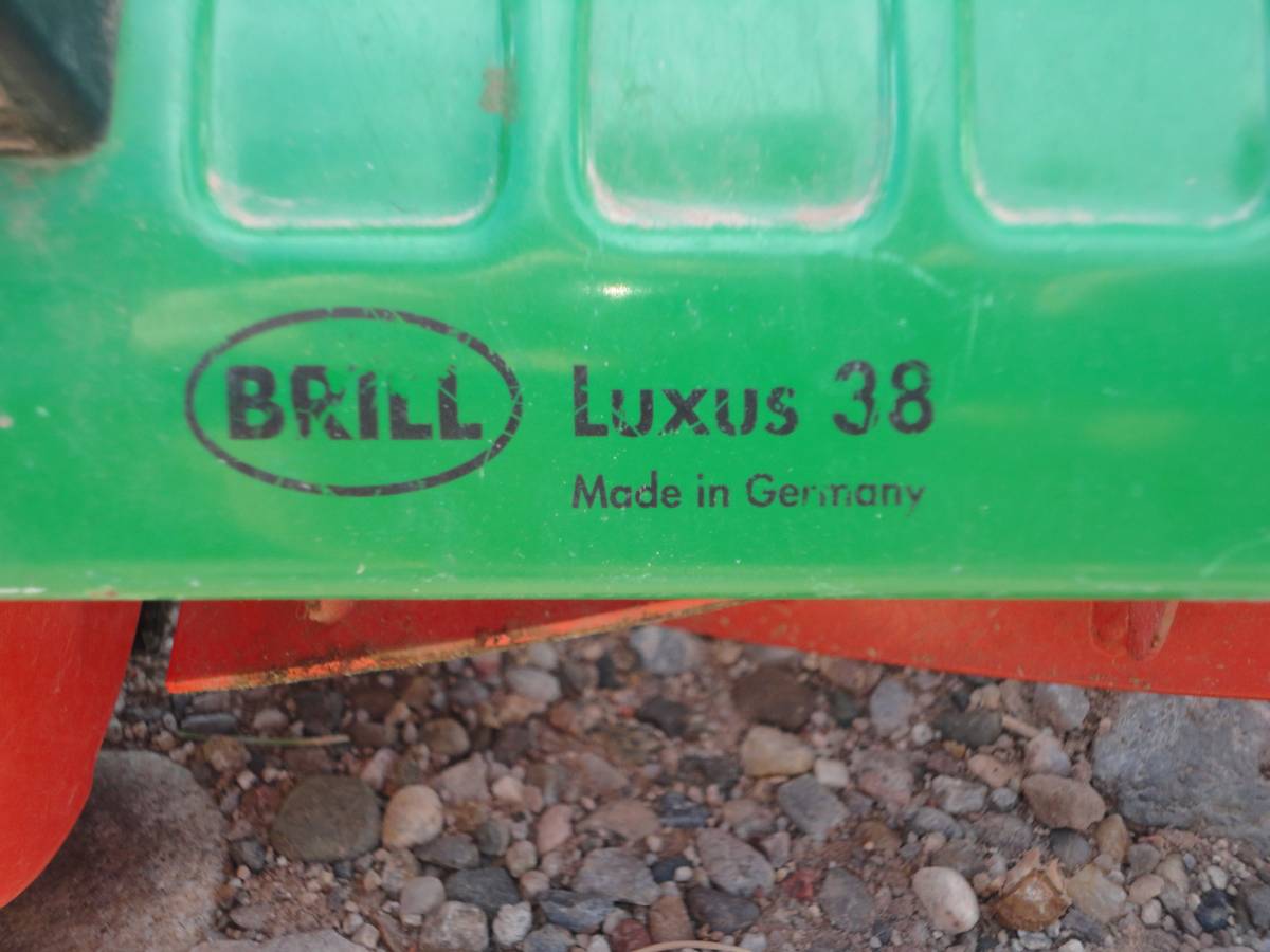 Brill Luxus 38 reel lawn mower 1 Used Brill Luxus 38 Reel Lawn Mower For Sale