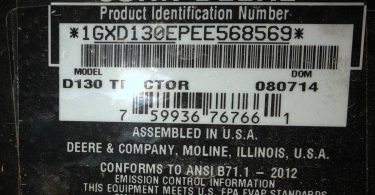 John Deere D130 3 375x195 John Deere D130 Lawn Mower 42 in deck