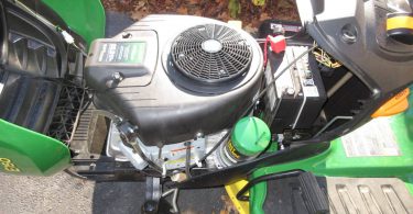 John Deere E150 5 375x195 John Deere E150 48 22 hp Riding Lawn Mower for Sale