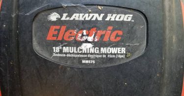 MM575 1 375x195 Used Black & Decker 18 Electric LAWNHOG Mulching Mower
