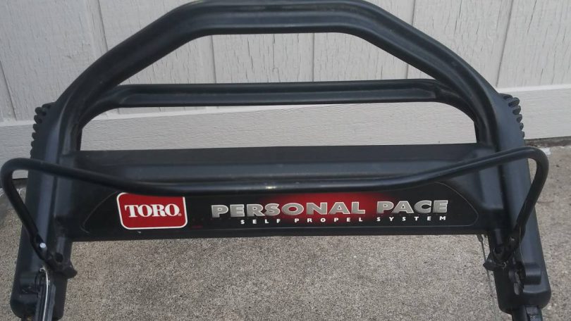 Toro Personal Pace 6 810x456 Used Toro 22 inch Personal Pace self propel lawn mower
