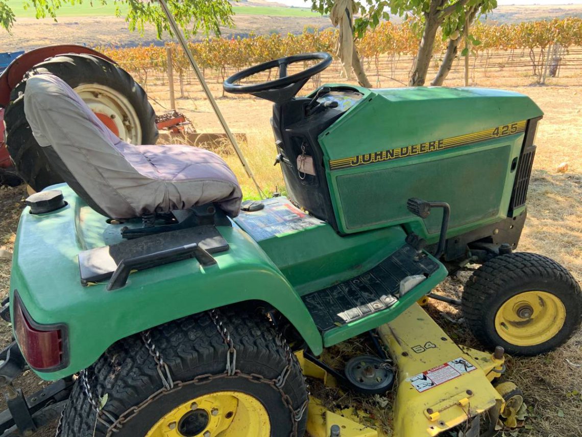 For Sale John Deere 425 Mower with all Attachments RonMowers