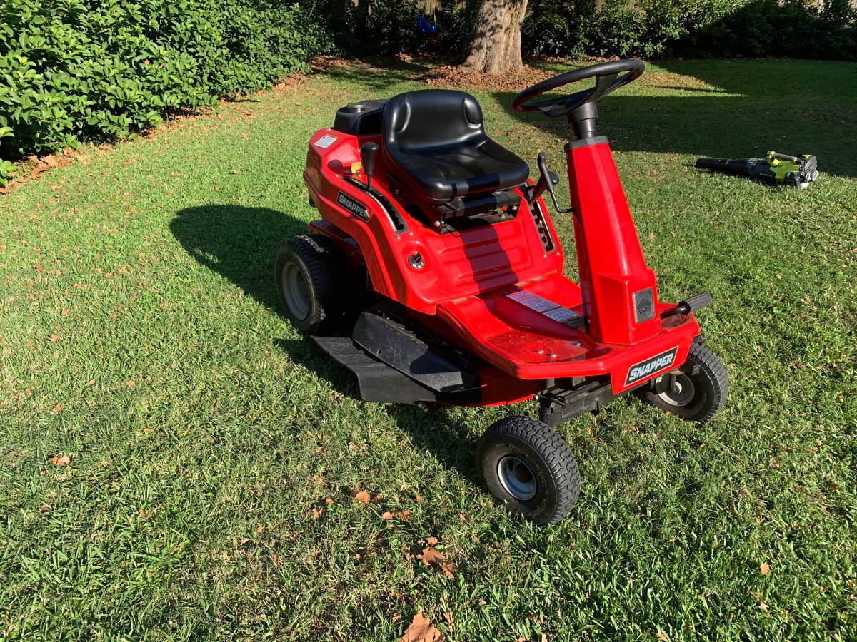 snapper riding mower