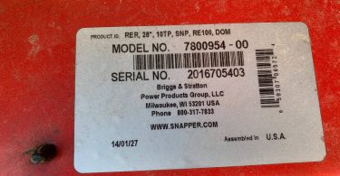 2016 Snapper Rear Engine 28 inch Riding Lawn Mower for sale 5 375x195 2016 Snapper Rear Engine 28 inch Riding Lawn Mower for sale