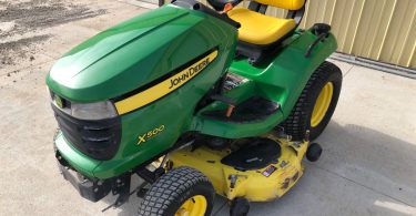 2011 John Deere X500 03 375x195 2011 John Deere x500 Riding Lawn Mower for Sale