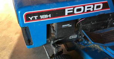 Ford YT18H mower 1 375x195 Ford YT18H 18 HP Riding Lawn Mower