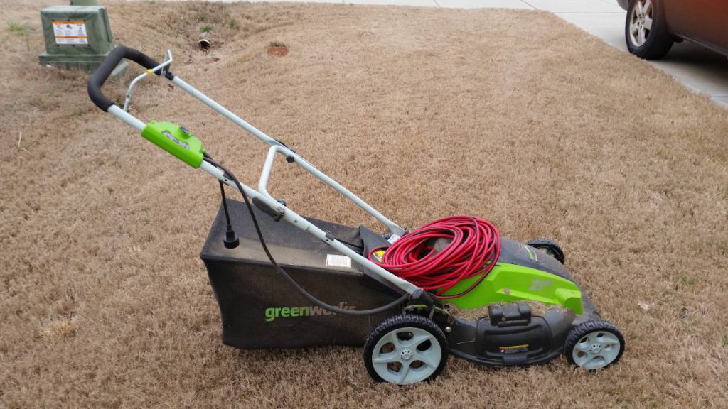 2017 Greenworks 20 in Electric lawn mower RonMowers