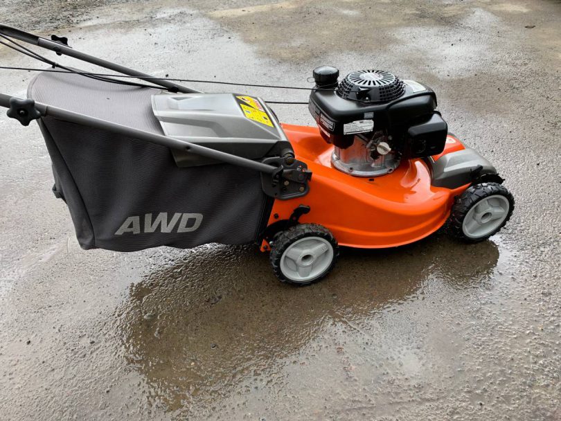 Used Husqvarna L221A 160cc 21in SelfPropelled Gas Push Lawn Mower