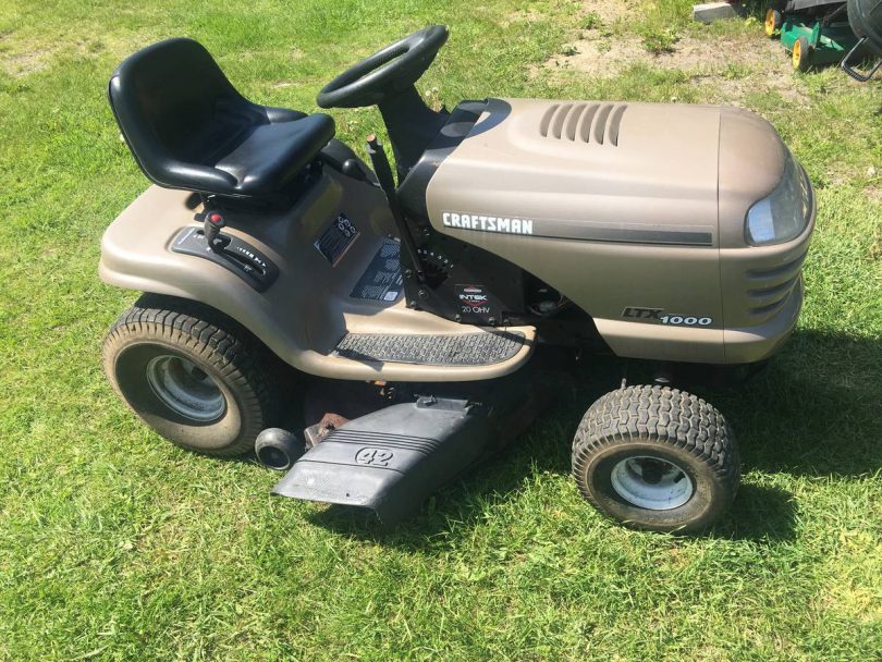 Craftsman LTX 1000 42 Riding Lawn Mower For Sale RonMowers