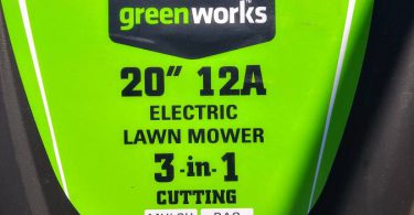 Greenworks 20 Inch 3 375x195 Like New Greenworks 20 Inch Electric Corded Lawn Mower
