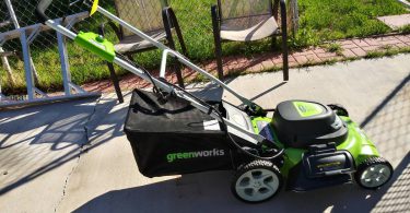 Greenworks 20 Inch 4 375x195 Like New Greenworks 20 Inch Electric Corded Lawn Mower
