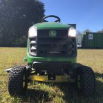 John Deere E110 3 150x150 John Deere E110 19 HP 42 Riding Lawn Mower with Trailer for Sale