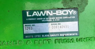Lawn Boy mower 5253 375x195 Lawn Boy 5253 Commercial Walk Behind Mowers For Sale