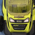 RYOBI RY40108 Lawn Mower 06 150x150 Used RYOBI 40 Volt Lawn Mower with Battery Charger