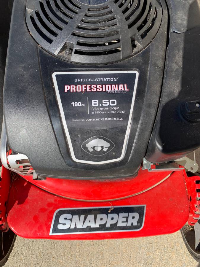 Snapper P2185020 1 Like New Snapper 21 Self Propelled Hi Vac Push Mower