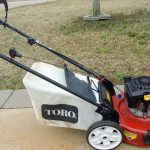 TORO 22 in walk behind mower 3 150x150 TORO 22 in Gas Walk Behind Self Propelled Lawn Mower with grass catcher