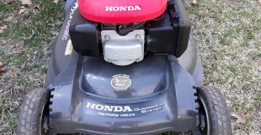 Honda Harmony HRB216 hydrostatic 7 375x195 Used Honda Harmony HRB216HXA hydrostatic lawn mower for Sale