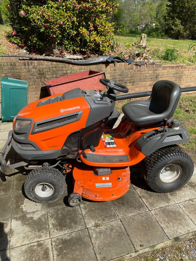 Used Husqvarna Yt42dxls 42 In Riding Lawn Mower For Sale Ronmowers