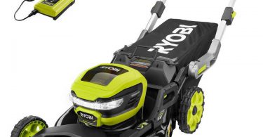 Ryobi 21 in. 40v Battery Steel Deck Self Propel Mower 4 375x195 Ryobi 21 in.  40 Volt SMART TREK Self Propelled Mower