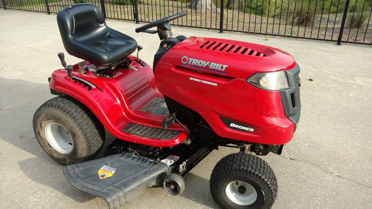 2018 Troy Bilt Bronco Riding Lawn Mower for Sale - RonMowers
