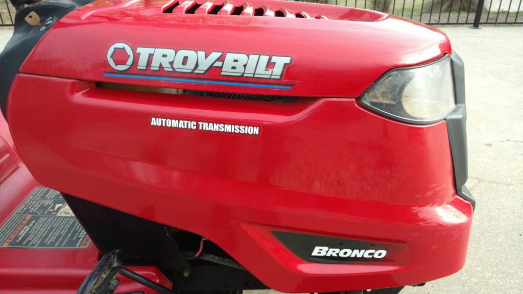 2018 Troy Bilt Bronco Riding Lawn Mower for Sale - RonMowers