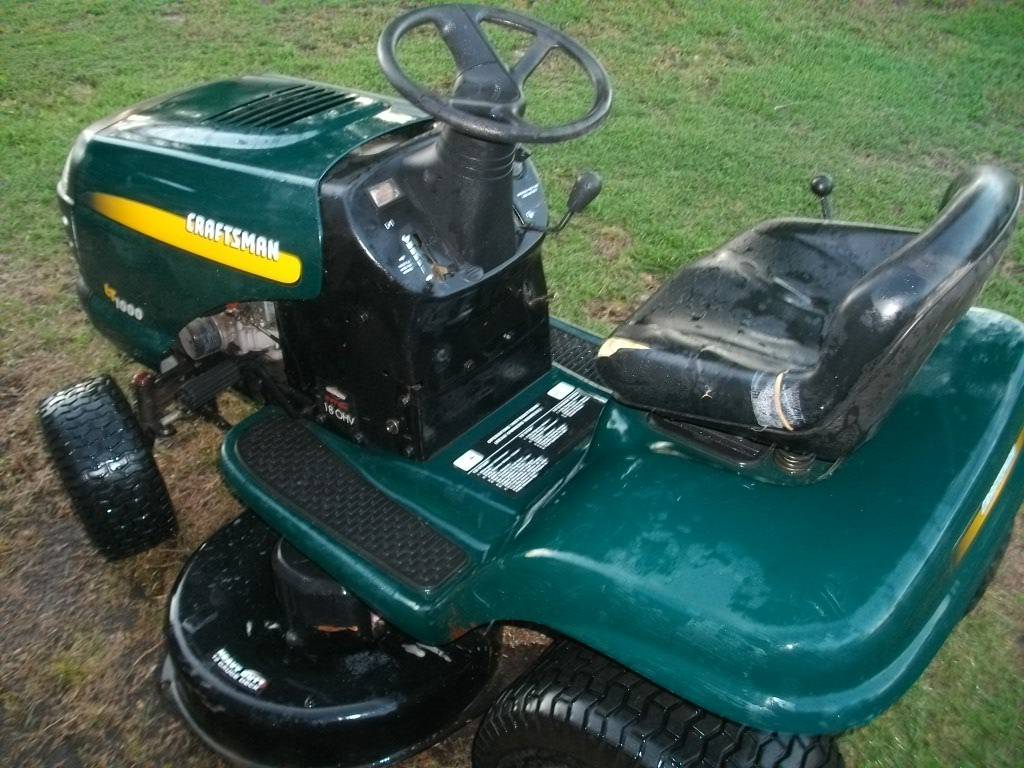 Craftsman 42 Inch Riding Mower Lt1000 At Craftsman Tractor