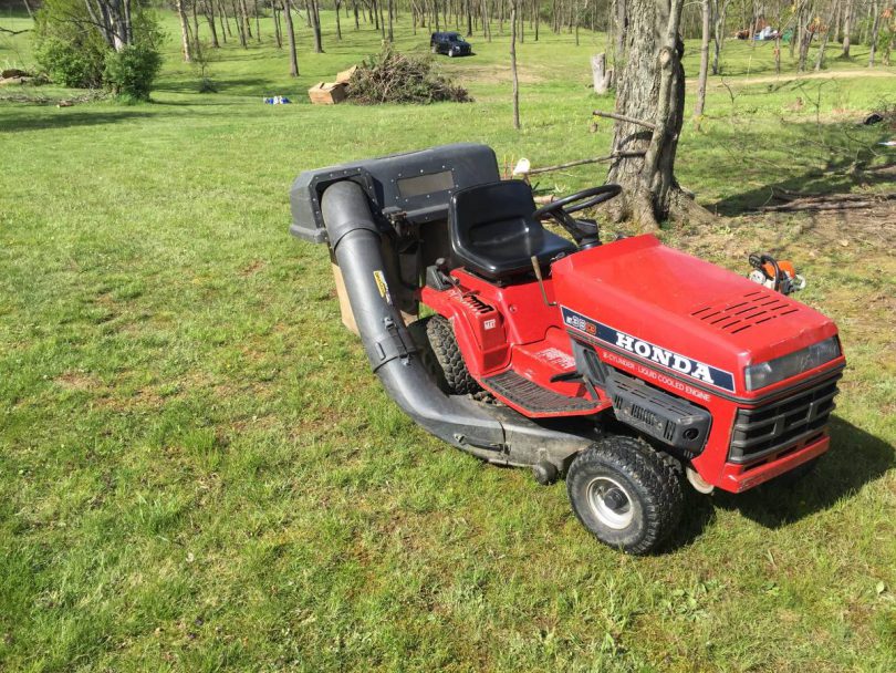 second hand honda ride on lawn mowers