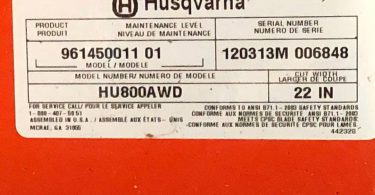 Husqvarna HU800AWD mower 3 375x195 Husqvarna HU800AWD 190 cc 22 in Self propelled Mower