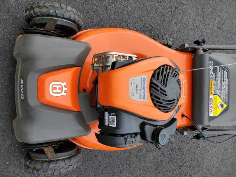 Husqvarna LC 221A Lawnmower 1 810x608 Like New Husqvarna LC 221A AWD Lawnmower for Sale