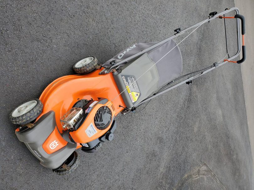 Husqvarna LC 221A Lawnmower 3 810x608 Like New Husqvarna LC 221A AWD Lawnmower for Sale