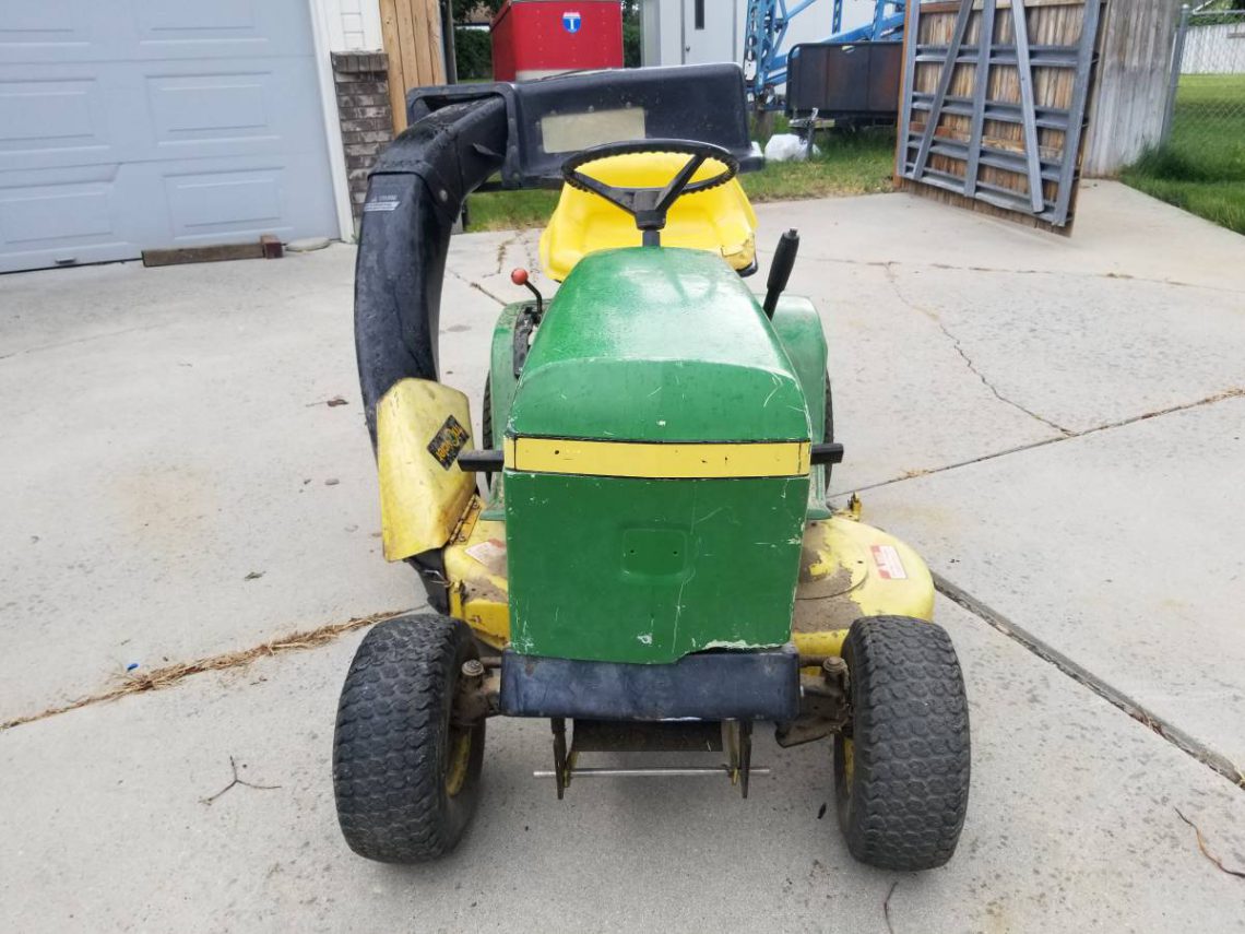 Vintage John Deere 111 38inch riding lawn mower for sale RonMowers