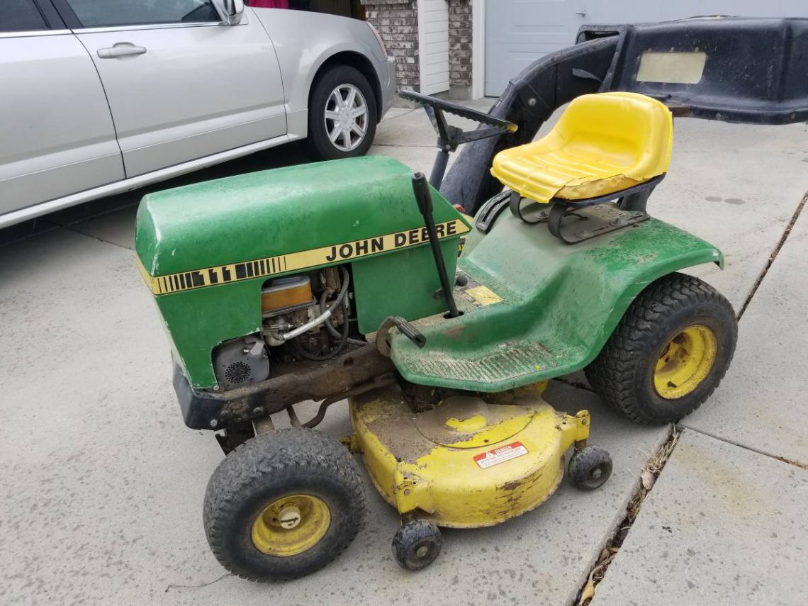 Vintage John Deere 111 38inch riding lawn mower for sale RonMowers